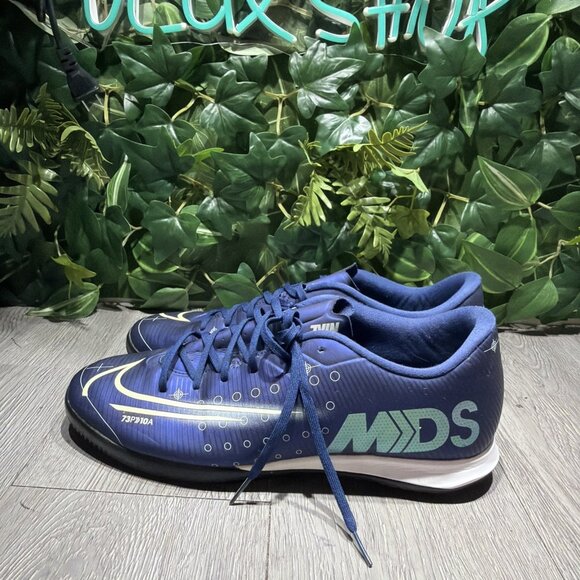 Nike Mens Mercurial Vapor 13 Academy Indoor Soccer Shoes Blue CJ1300-401 Sz 10.5 main image 10